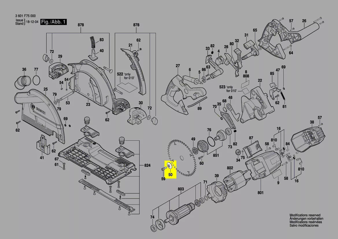 flasque serrage lame réf. 2 600 114 086 Bosch